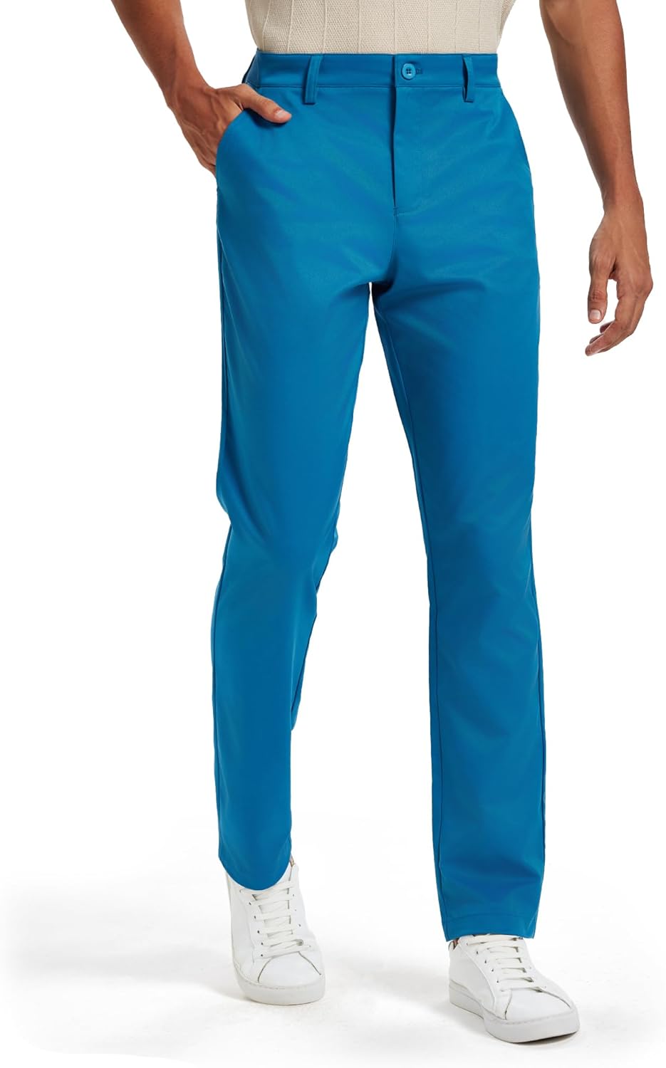 Men's Classic Fit Stretch Golf & Dress Work Pants for Comfort