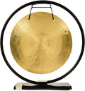 14 in Gongs with Au Courant Gong Stand and Mallet - Compact Sound