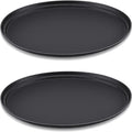 Restaurant Serving Trays 27 x 22 in Oval Non Slip Plastic Tray - 2