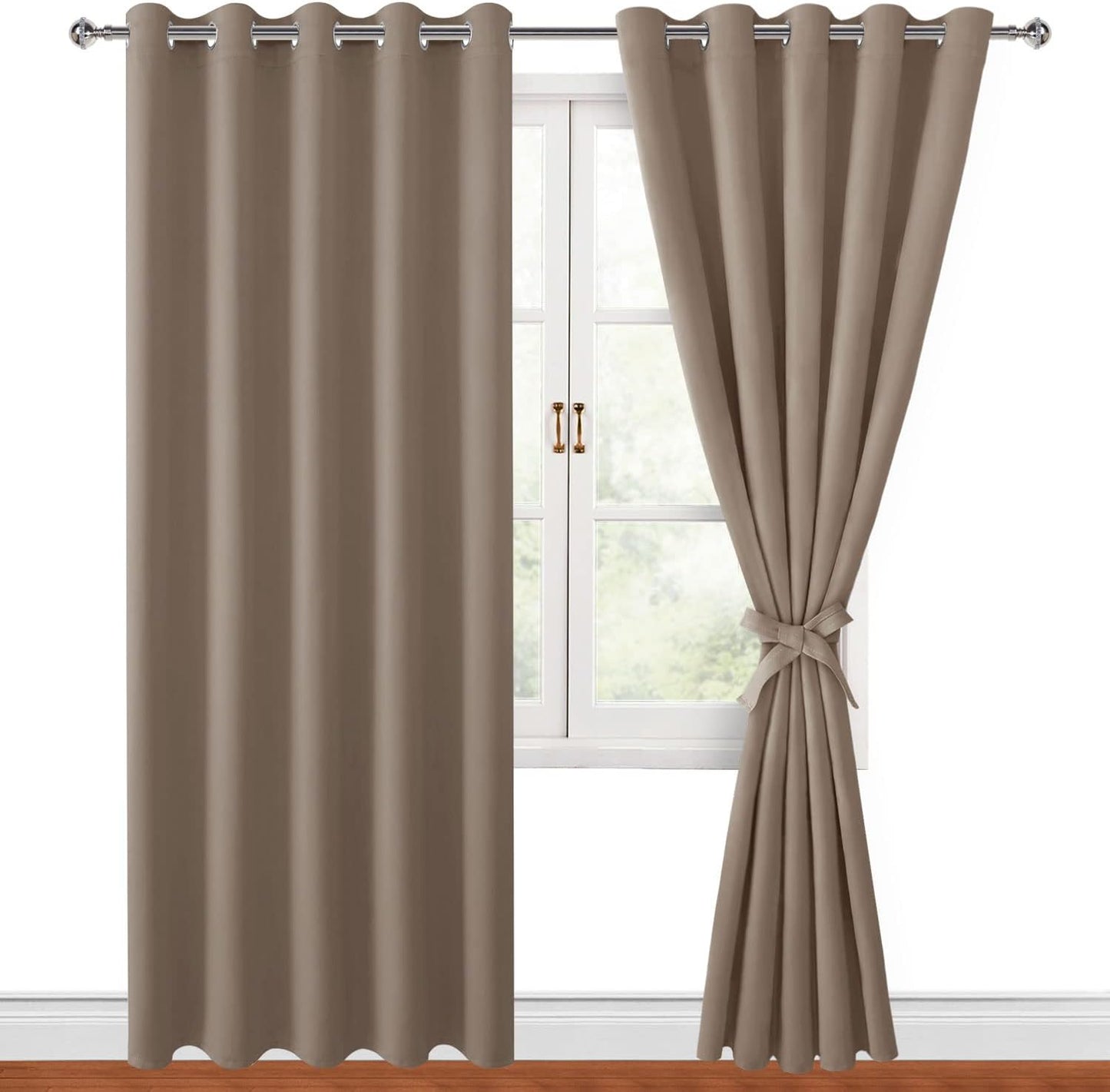 Hiasan Blackout Curtains for Bedroom - Thermal Insulated 60 x 84