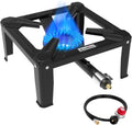 High Pressure Propane Burner 120000 BTU Single Stove - Fast Outdoor