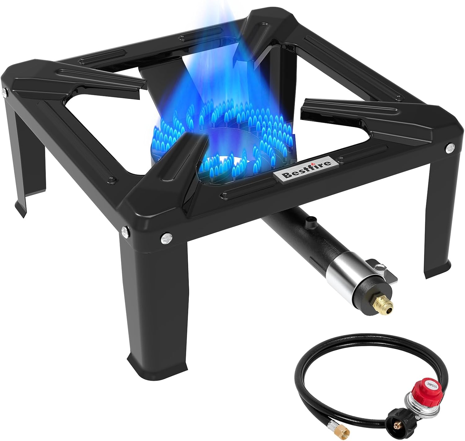 High Pressure Propane Burner for Camping and Outdoor Cooking