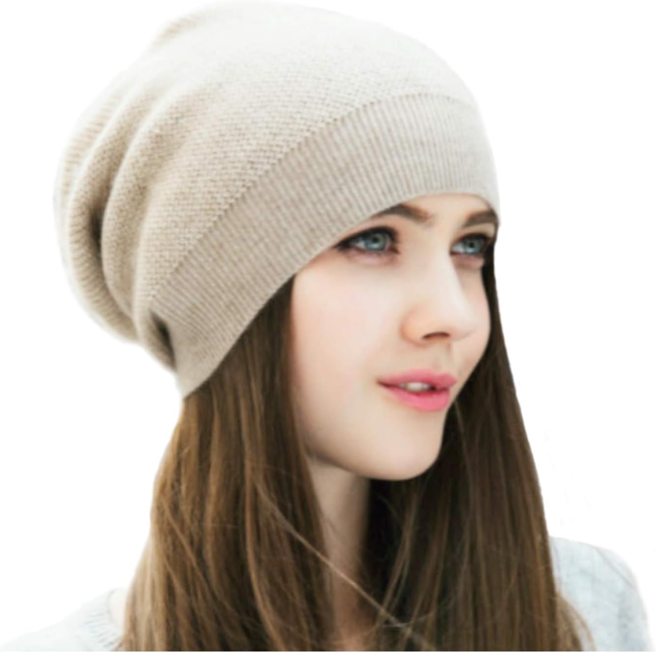 Luxurious 100% Cashmere Beanie for Women in Gift Box