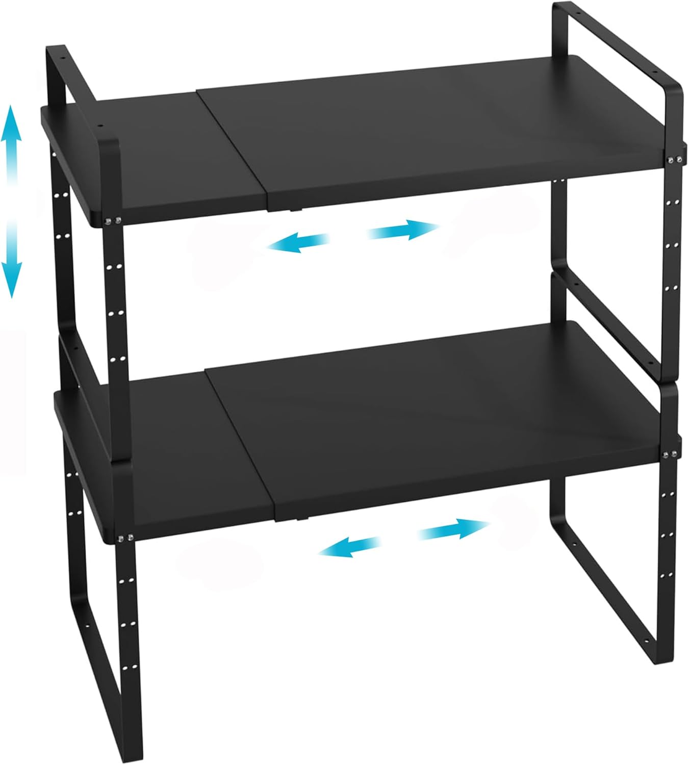 Expandable Cabinet Storage Shelf Organizer Rack for Kitchen