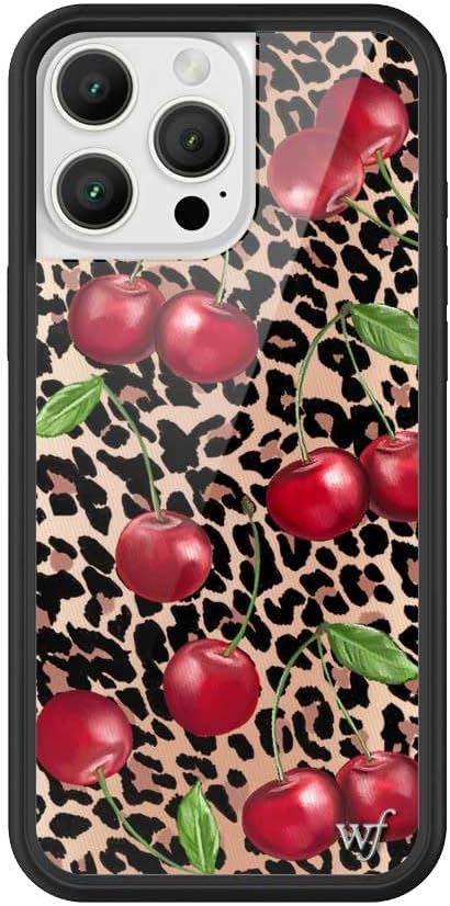 Wildflower Cases Leopard Cherry Aesthetic for iPhone 16 Pro Max