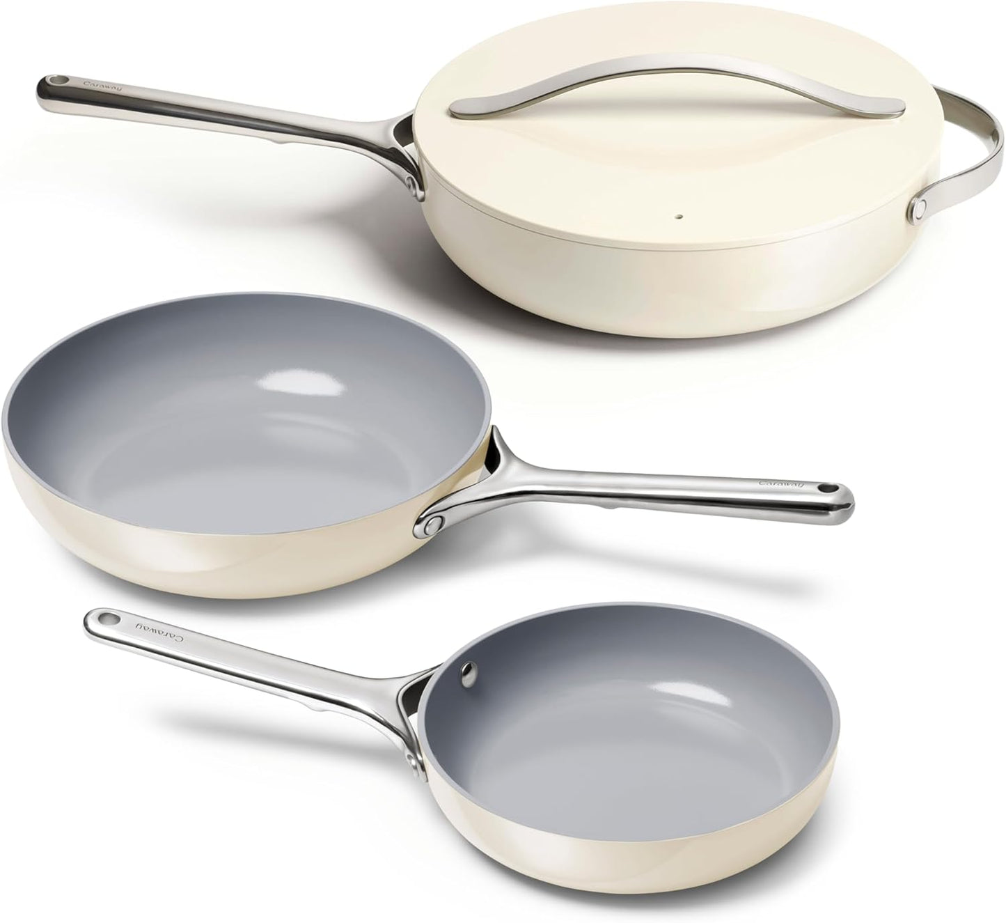 Caraway Non-Stick Fry Pan Set - Versatile Cookware for All Needs