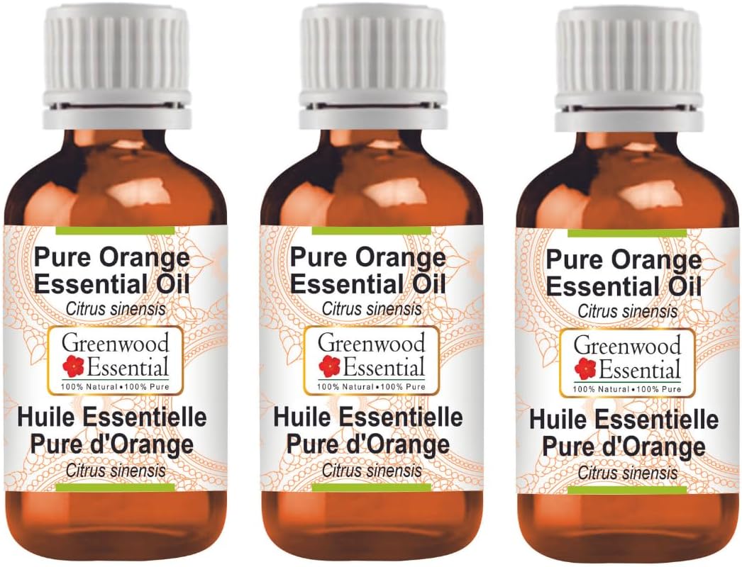 Greenwood Essential Pure Orange Essential Oil for Skin & Hair