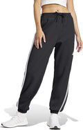 adidas Women's Essentials 3-Stripes French Terry Cuffed (Style H8NG)