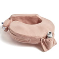 Nursing Pillow - Deluxe Slipcover Edition in Soft Rose - Ergonomic