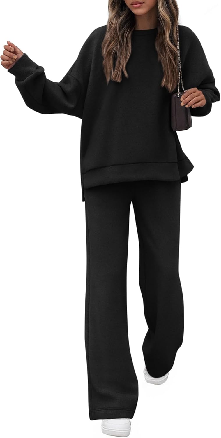 KIRUNDO Fall Sweatsuits Women 2 Piece Outfit for Comfort