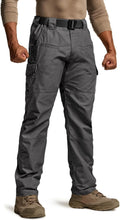 CQR Men's Tactical Pants - Durable Water Resistant Ripstop (Ripstop