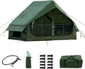 Windproof Inflatable Tent, Easy Setup, 2-8 Person, Waterproof, 4 Season