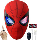 Electric Spider Hero Mask with Ring Remote Control - Movable Eyes