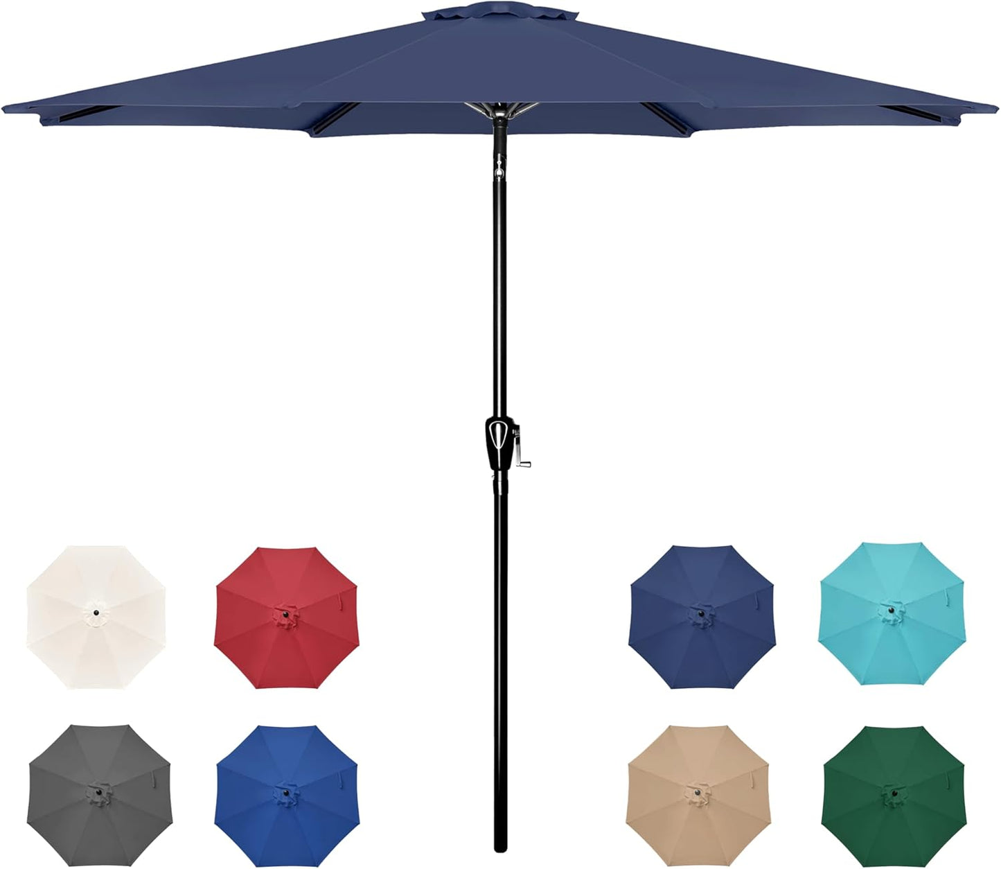 Simple Deluxe 9ft Patio Umbrella for Outdoor Comfort
