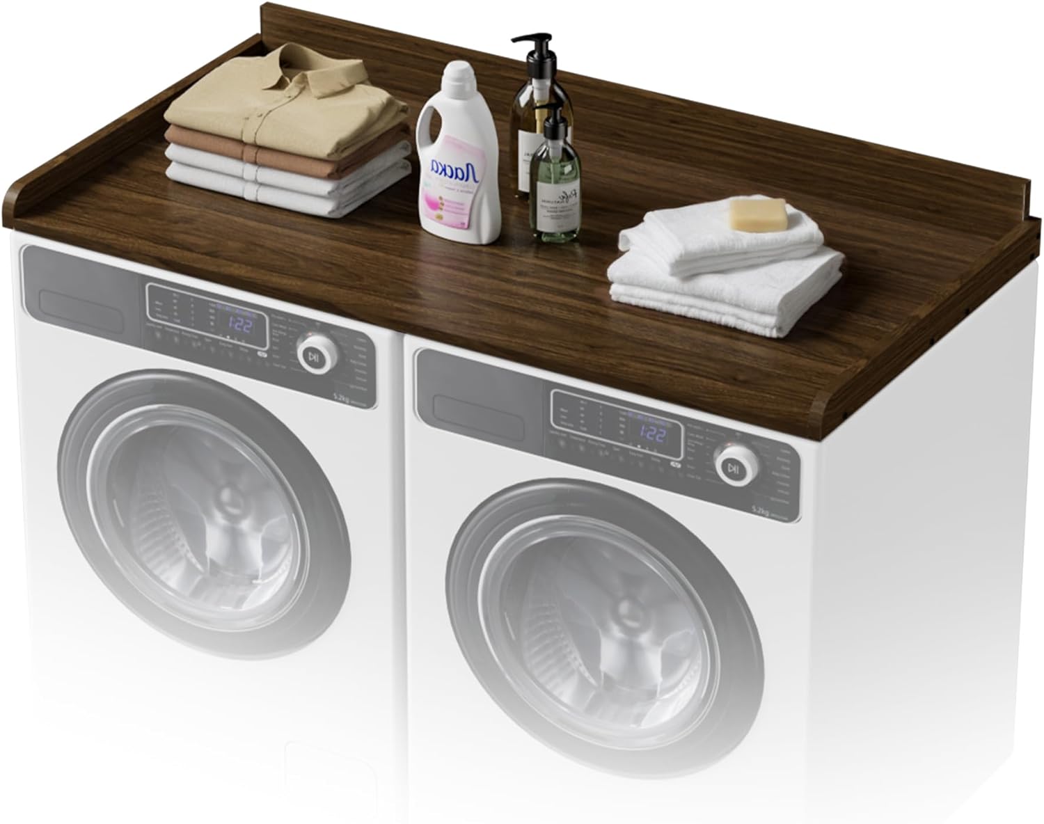 COOLBEBE Washer Dryer Countertop for Laundry Room Organization