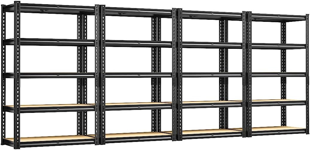 Heavy Duty Metal Shelving for Garage and Home Storage Needs