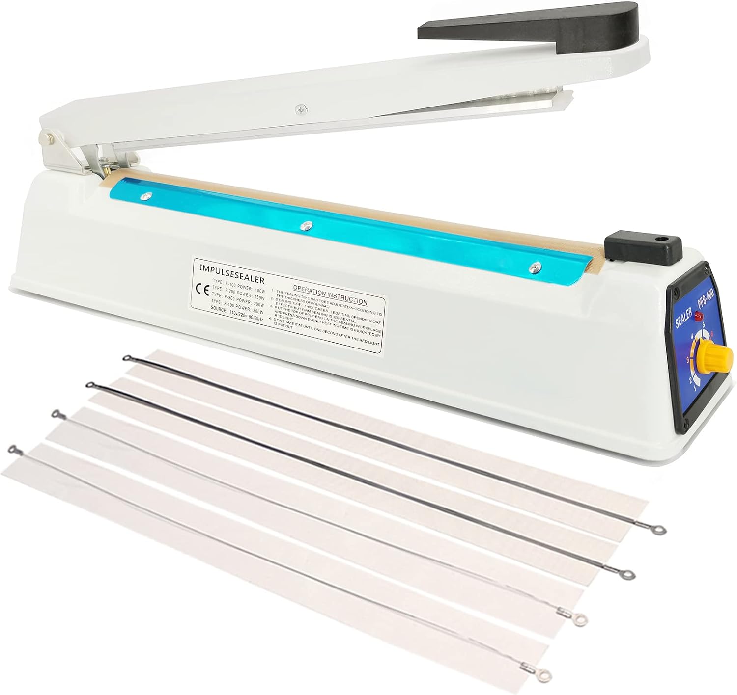 Impulse Sealer 16 Inch Heat Sealer for Mylar Bags and More