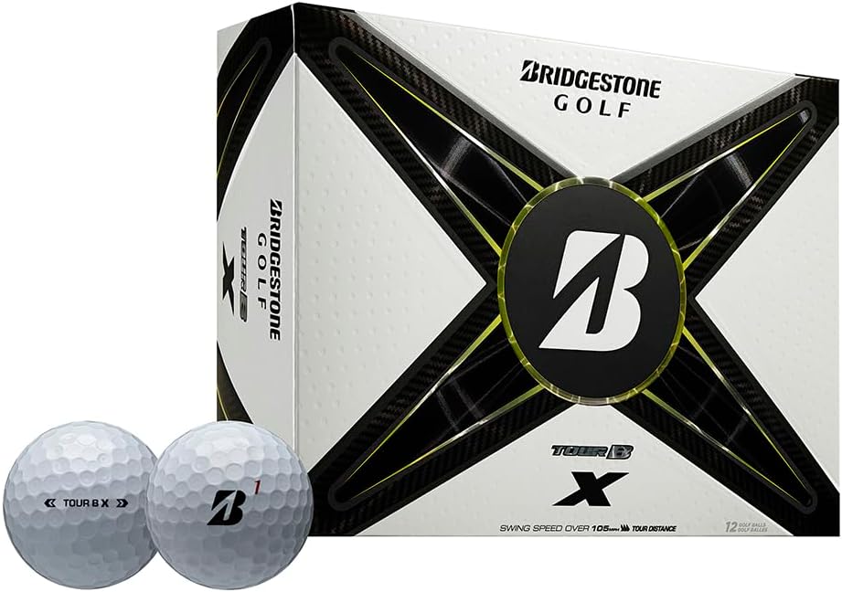 Bridgestone Golf Tour B X Golf Balls for Maximum Distance and Control