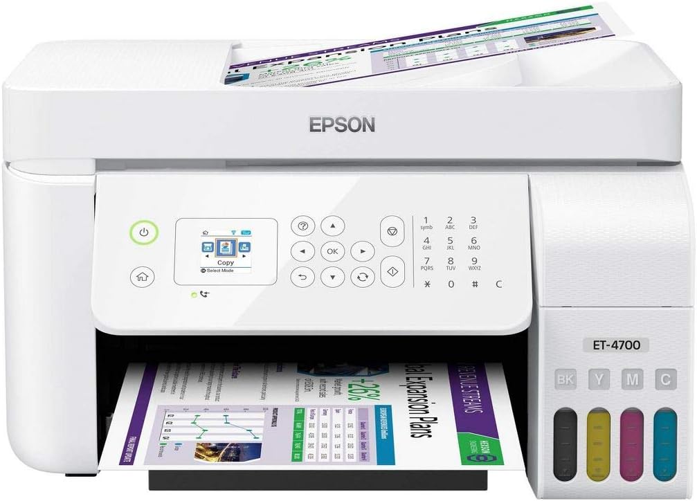 Epson EcoTank ET-4700 Printer: High-volume, Cost-efficient Printing