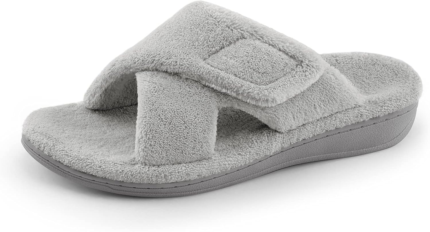Women's Fuzzy Orthotic Arch Support Slippers for Comfort