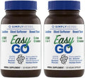 Easy GO Bowel Mover 2-Pack - Gentle 3-in-1 Plant Laxative