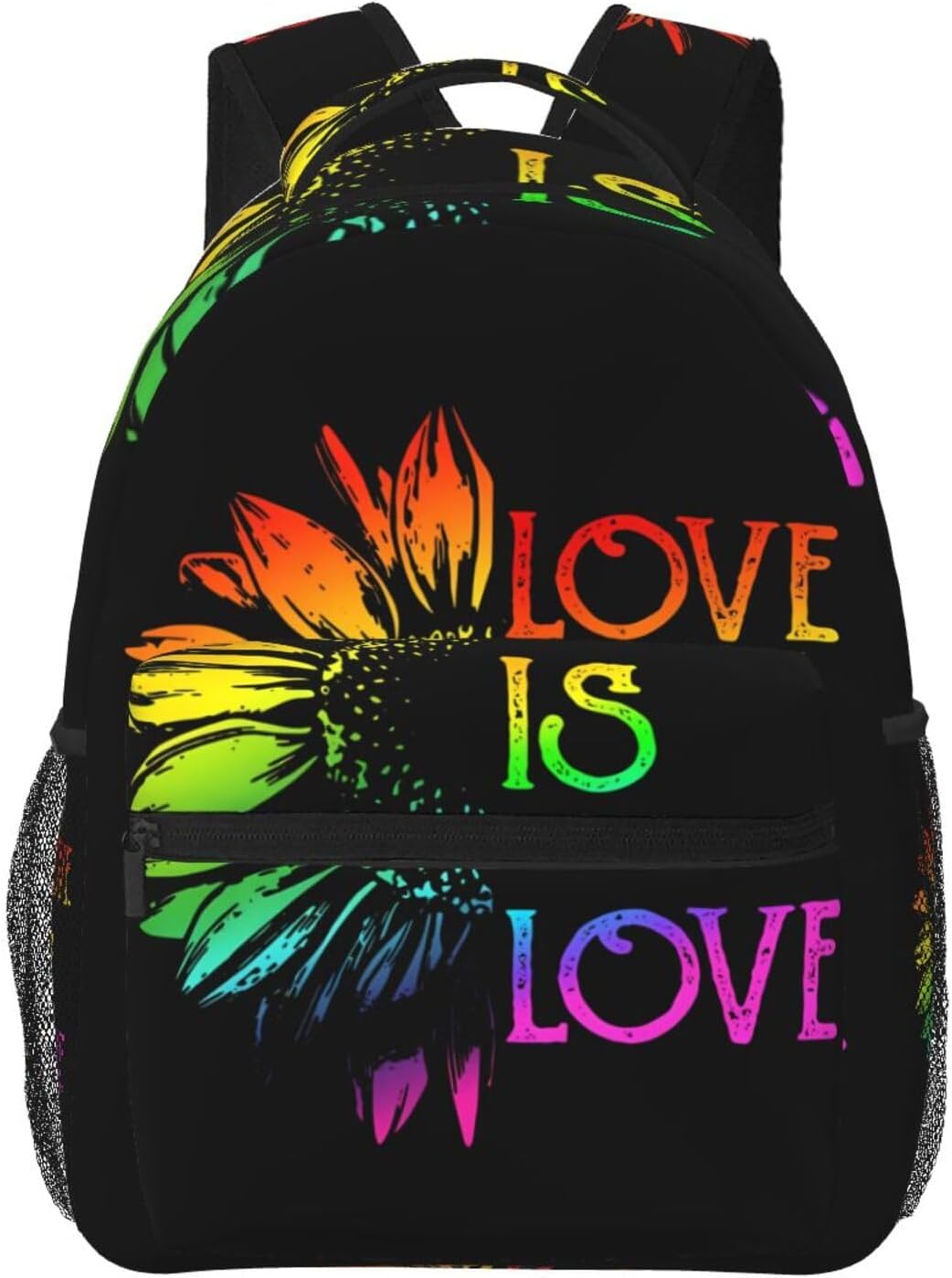 LGBT Rainbow Pride Flag Laptop Backpack for Daily Use