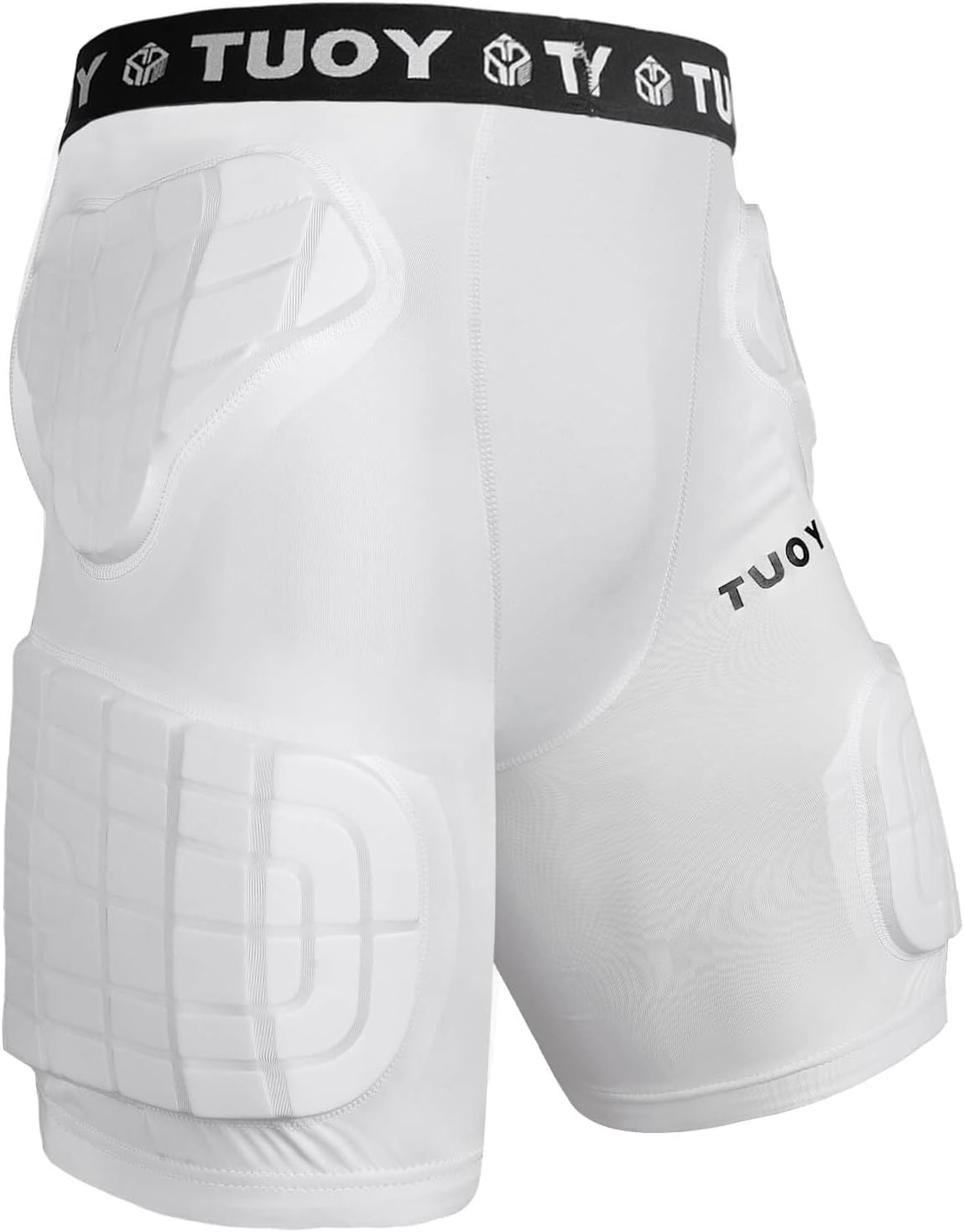 TUOY Adult Padded Compression Shorts for Football and Sports