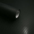 RockRose 3D Matte Black Carbon Fiber Vinyl Wrap - Durable Finish