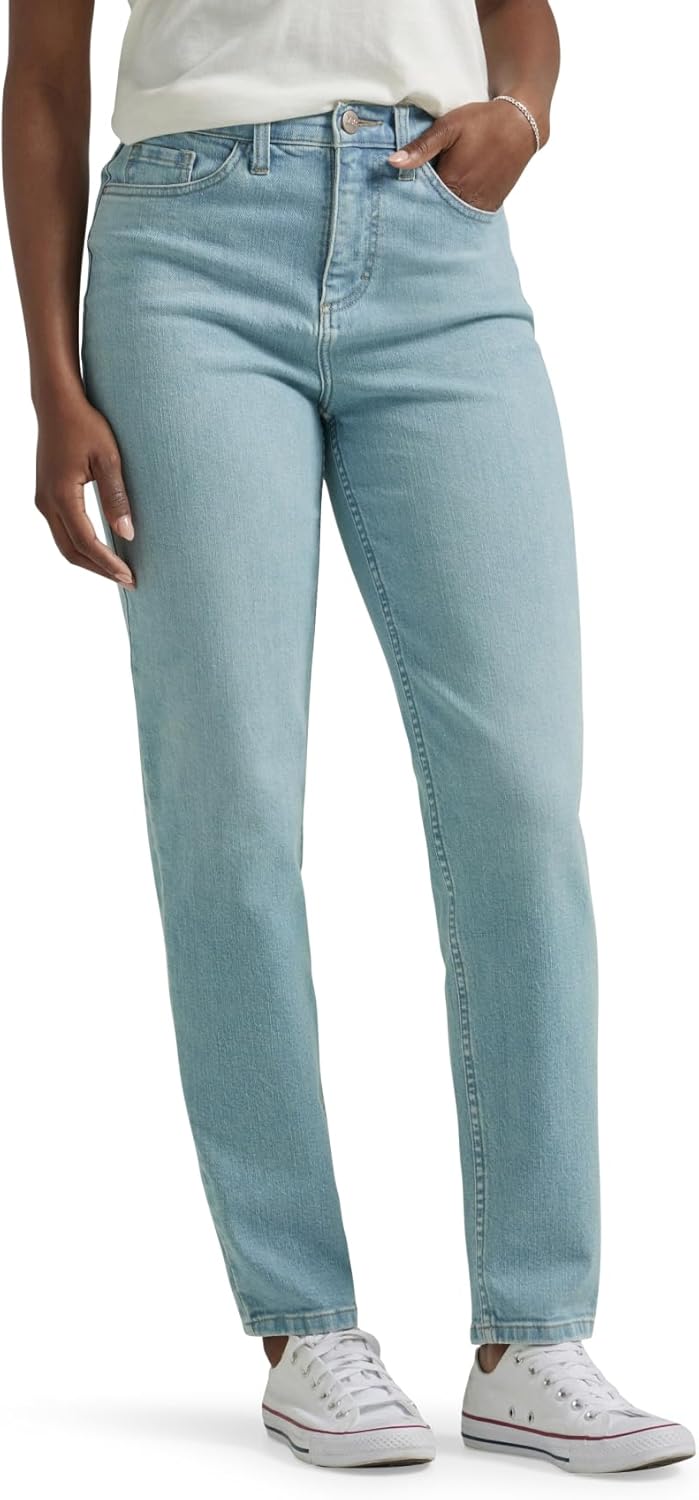 Lee Womens Legendary High Rise Mom Jean for Timeless Style