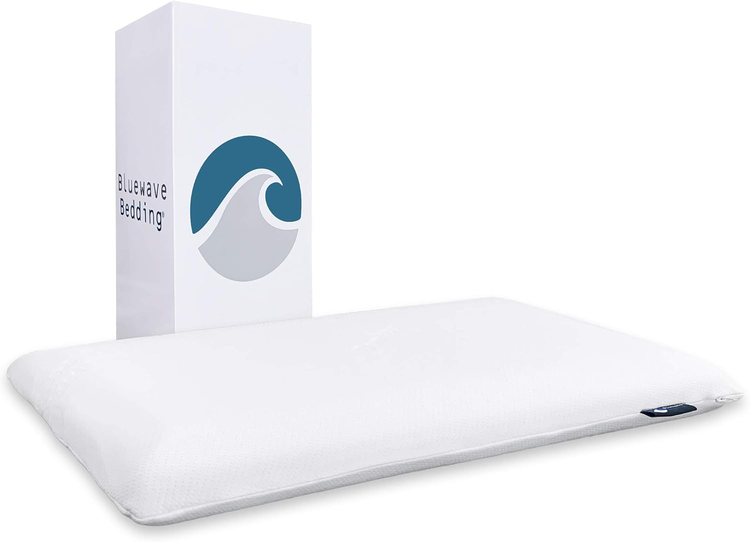 Bluewave Bedding Hyper Slim Gel Memory Foam Pillow for Comfort