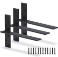 Floating Shelf Bracket 3/8 in Thick Heavy Duty 18in - Strong