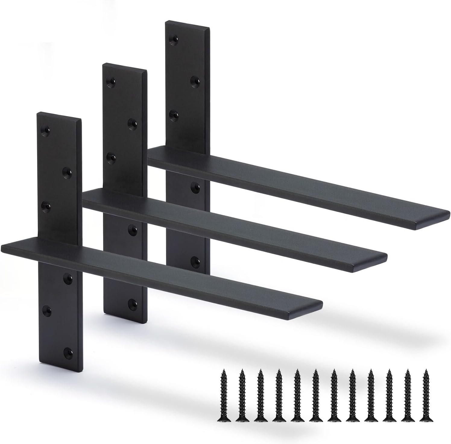 Heavy Duty Floating Shelf Brackets for Countertops and Shelves