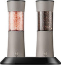 Gravity Electric Salt and Pepper Grinder Set - Rechargeable USB-C Duo