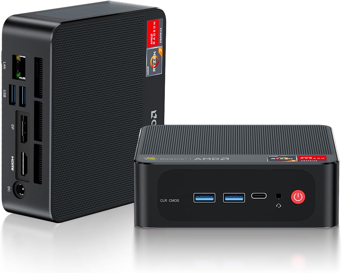 Beelink SER5 Pro: Ryzen 7 Mini PC, 32GB RAM, 1TB SSD