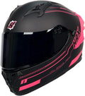 HAX Obsidian Pro Full Face Dual Visor Helmet - Comfortable DOT M