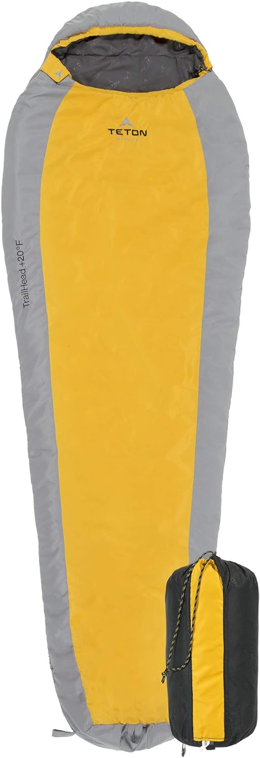 Teton 20F and 5F Degree Sleeping Bag for Camping and Hiking