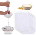 Giantree 6 Pcs Nut Milk Bag Set - Fine Mesh for Straining Juice & More