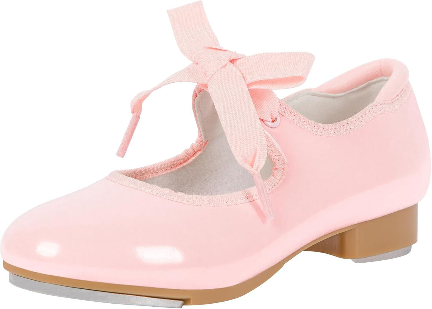 Linodes Leather/Patent Tap Shoe for Kids - Comfort & Style