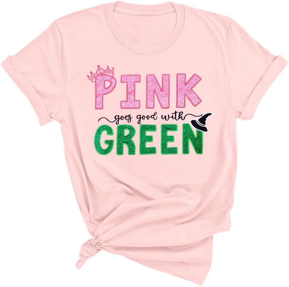Pink Embroidered Musical Fan Tee by MOUSYA