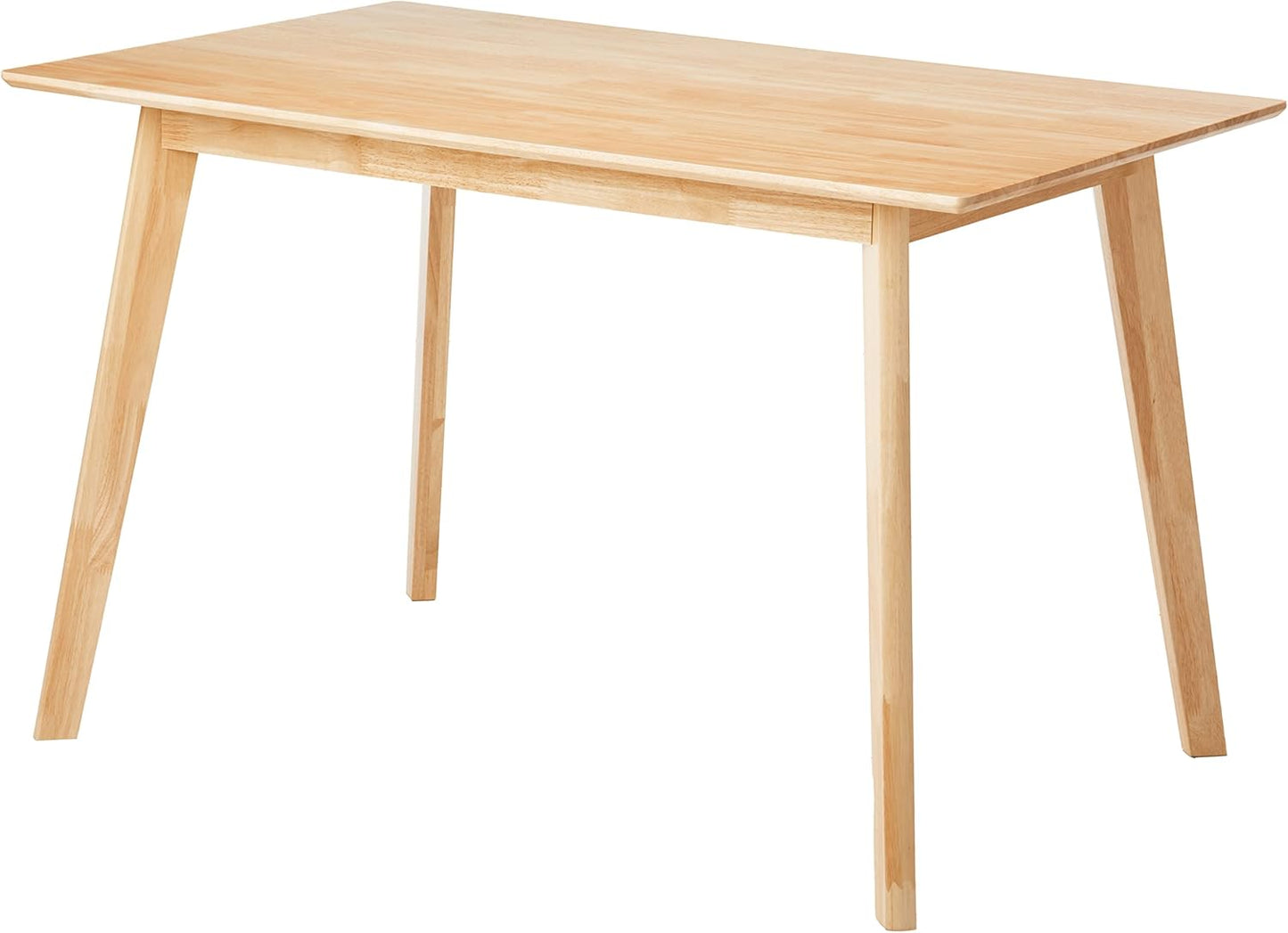 Basics Solid Wood Kitchen Dining Table 29.5in x 47.2in