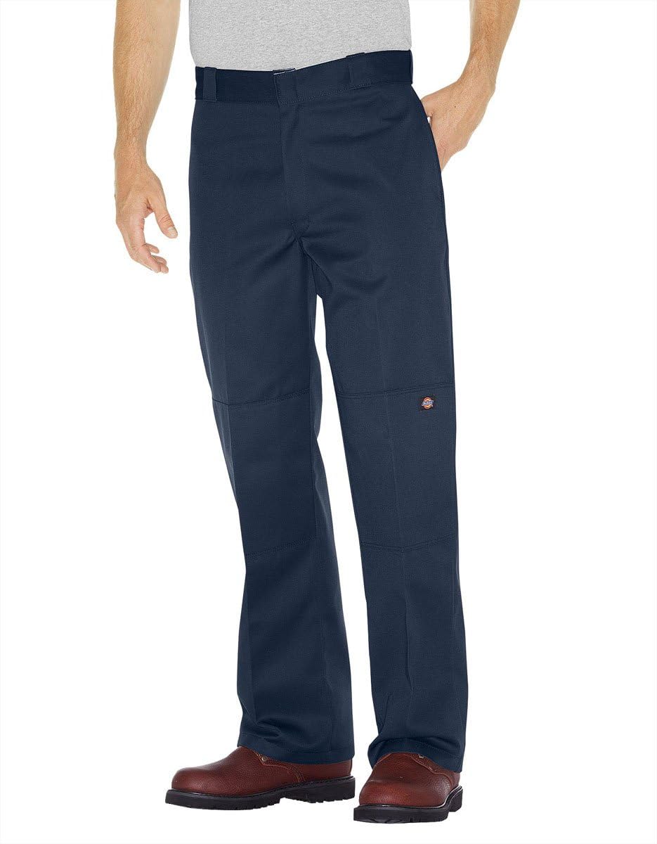 Dickies Men's Loose Fit Double Knee Work Pants for Durability