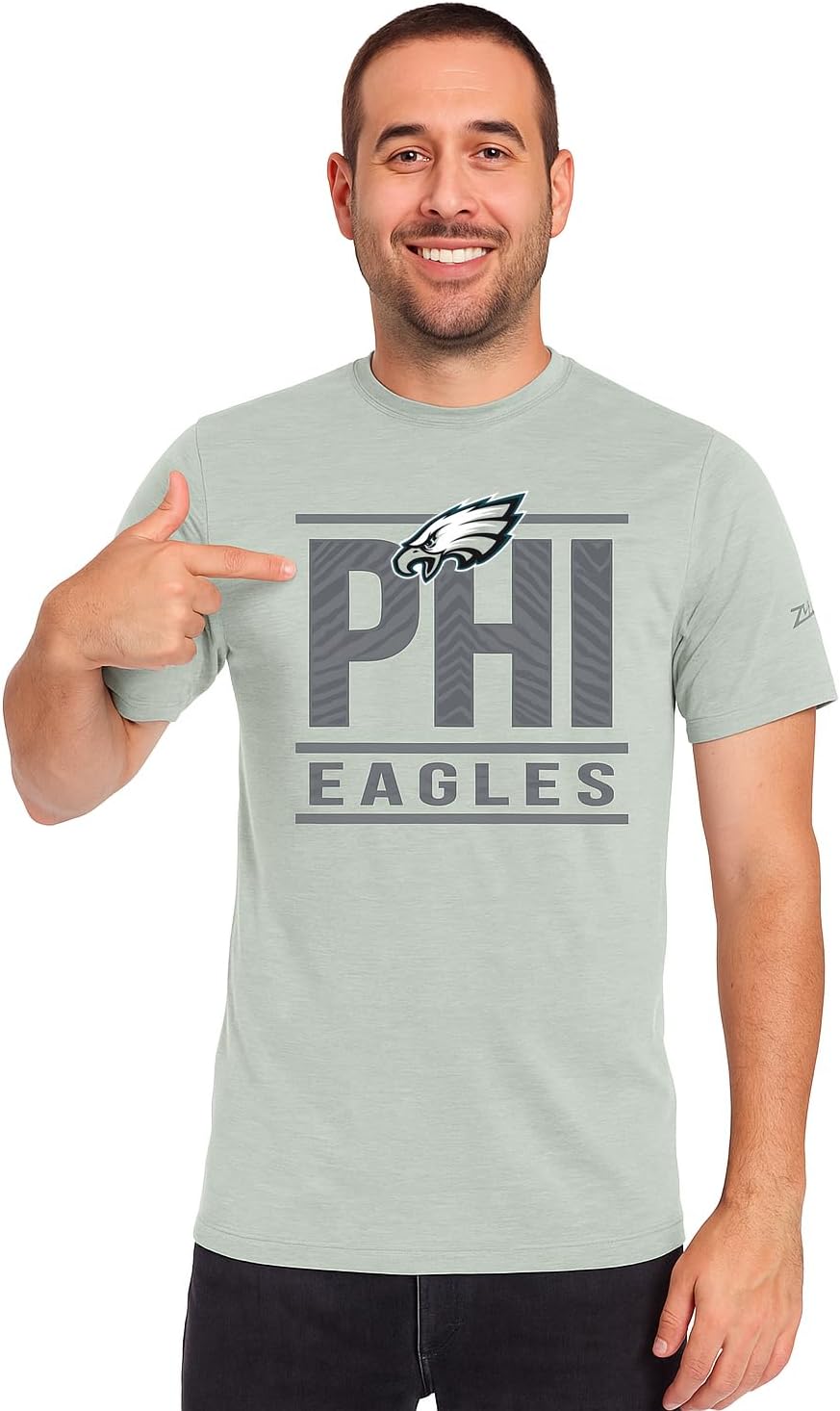Zubaz NFL Men's Short Sleeve Team Graphic T-Shirt for Fans
