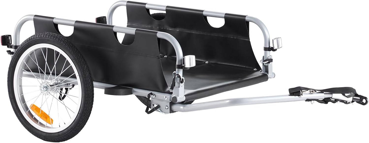 VEVOR Bike Cargo Trailer: Heavy-Duty Bicycle Wagon Cart
