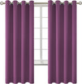 Room Darkening Curtains 52 x 72 in Eggplant Purple - 2 Panels