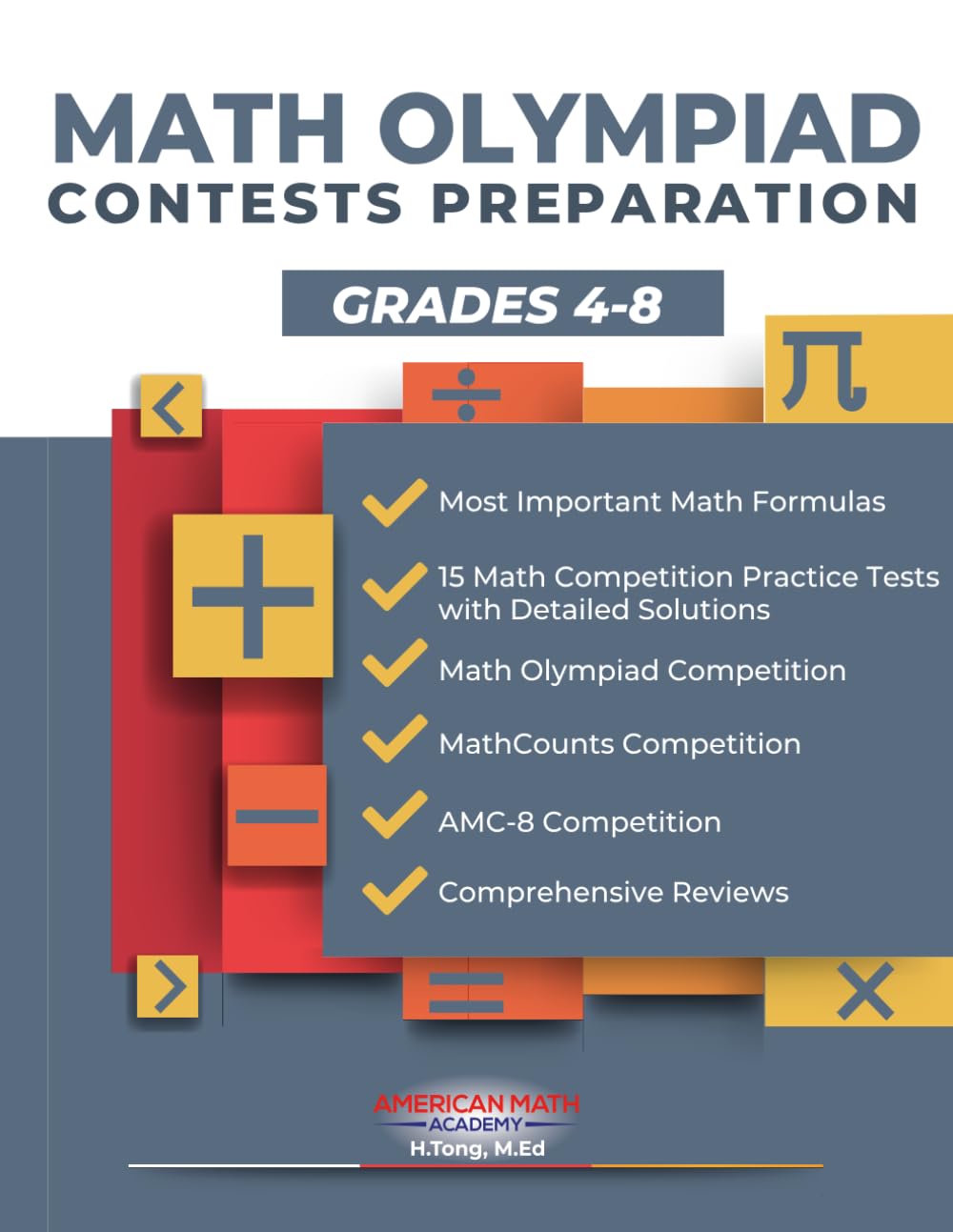 MATH OLYMPIAD CONTESTS PREPARATION FOR GRADES 4-8: AMC-8