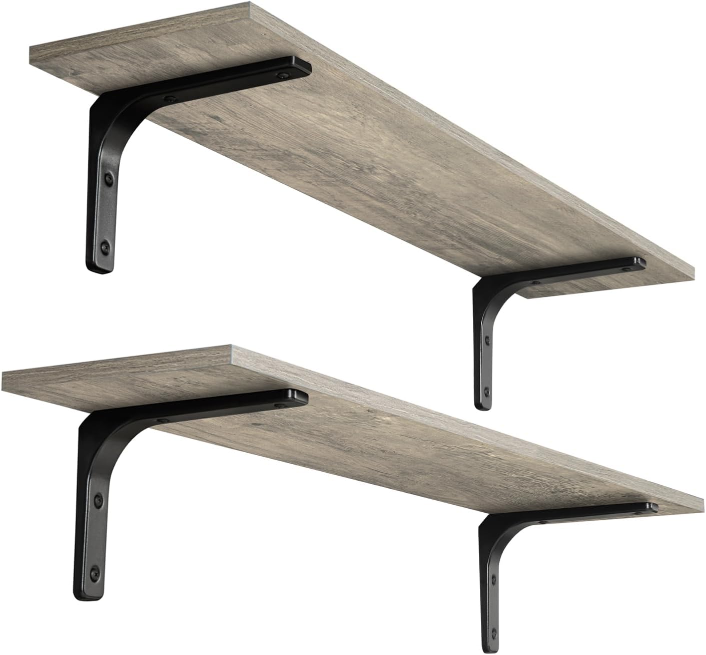 DINZI LVJ Long Wall Shelves Set of 2 for Stylish Home Storage