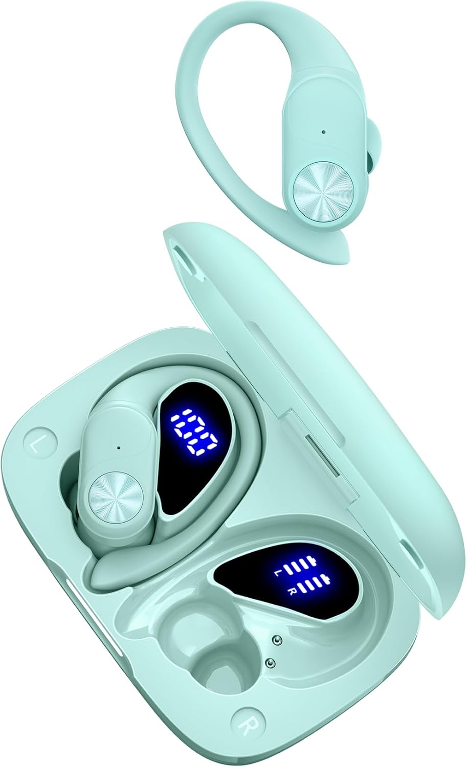80H Playtime Wireless Earbuds: Deep Bass, IPX7, Wireless Charging