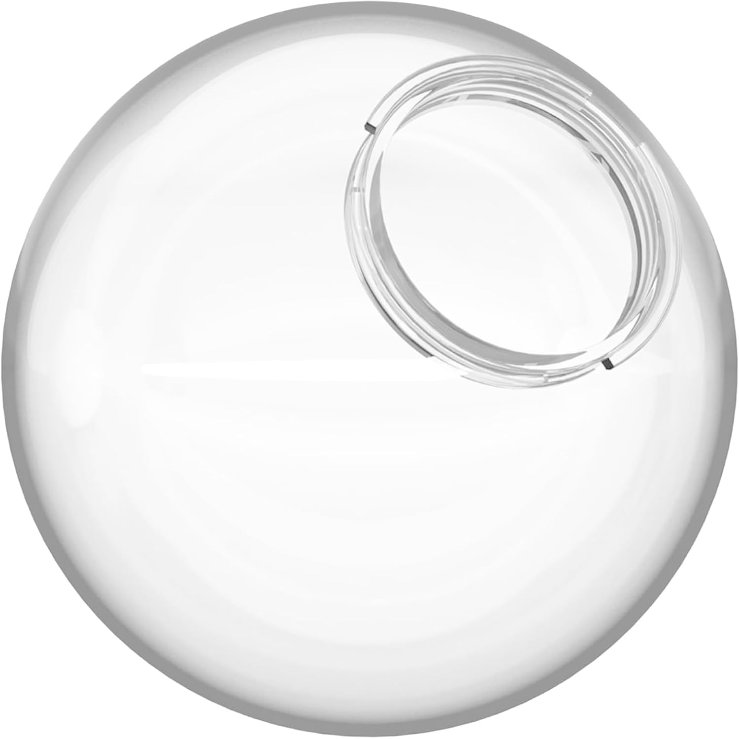 KastLite 10in Clear Acrylic Lamp Post Globe for Outdoor Lighting