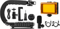PULUZ U/C Shape Portable Handheld Bracket Stabilizer Kits Handle Grip