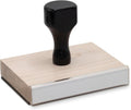 Infusion Traditional Wood Stamp with Black Wood Handle - Versatile 5in
